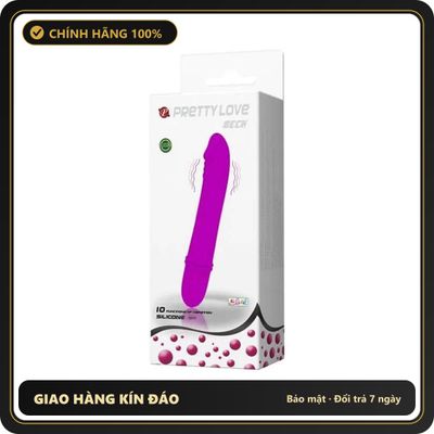(Che Tên) Dương Vật Giả Mini Pretty Love Beck 10 Chế Độ Rung 649222 Giao Nhanh Toàn Quốc