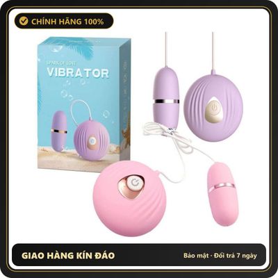 (Che Tên) Trứng Rung Mini Hình Vỏ Sò Kích Sướng Hoàn Hảo Cho Quý Cô 649625 Hộp Trắng Kín