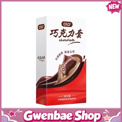 Bao cao su hương thơm OLO Chocolate - Hộp 10 cái - Gwen Shop Chính Hãng