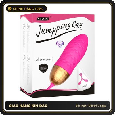 (Che Tên) Trứng Rung Yeain Jumpping Egg Diamon Điều Khiển Từ Xa 650217 - Hàng Mới Về