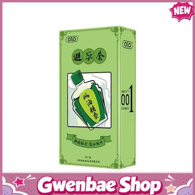 Bao cao su siêu mỏng OLO Dầu Gió - Hộp 10 cái - Gwen Shop Chính Hãng