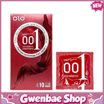 Bao cao su siêu mỏng OLO Thin Square Red - Hộp 10 cái - Gwen Shop Chính Hãng
