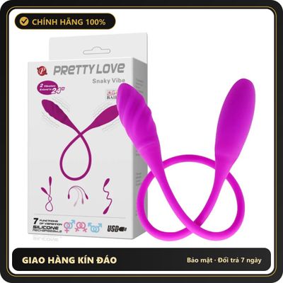 (Che Tên) Trứng Rung 2 Đầu Rung Pretty Love Snaky Vibe 650697 Chuẩn Auth