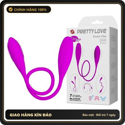 (Che Tên) Trứng Rung 2 Đầu Dài Pretty Love Snaky Vibe 650698 - Hàng Mới Về