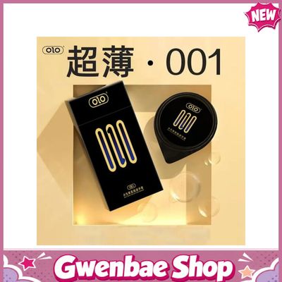 Bao cao su siêu mỏng OLO Invisible 001 - Hộp 3 cái - Gwen Shop Chính Hãng