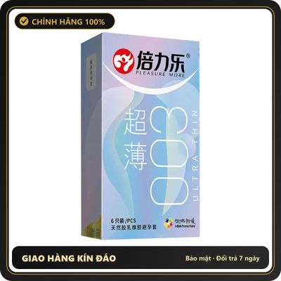 (Che Tên) Bao Cao Su HBM 0.03mm Siêu Mỏng, Nhiều Gel, Hộp 6 Cái - Hàng Mới Về