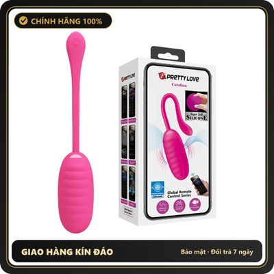 (Che Tên) Trứng Rung Silicone Điều Khiển Qua App Điện Thoại Pretty Love Catalina 652002 - Hàng Mới Về
