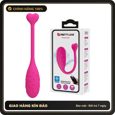 (Che Tên) Trứng Rung Đuôi Cá Điều Khiển Qua Điện Thoại – Pretty Love Fisherman 652750 Hộp Trắng Kín