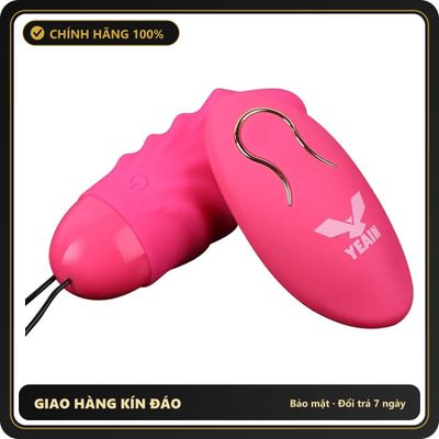 (Che Tên) Trứng Rung Không Dây Điều Khiển Từ Xa Yeain Sakura 10 Chế Độ Massage 653800 Hỗ Trợ 24/7