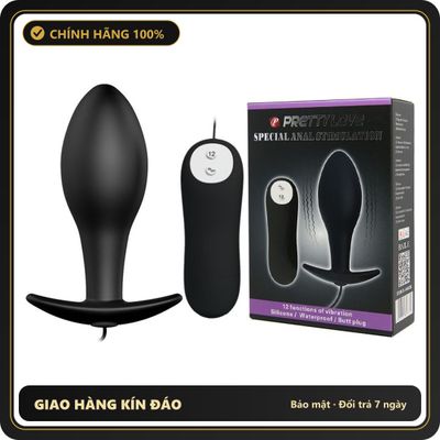 (Che Tên) Phích Cắm Hậu Môn Rung Đa Tần Số Pretty Love 657408 - Hàng Mới Về