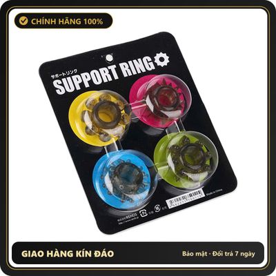 (Che Tên) Vòng Đeo Dương Vật Support Ring 4 Mẫu Bảo Mật Tuyệt Đối