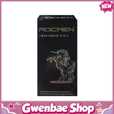 Bao cao su kéo dài thời gian Rocmen - Hộp 12 cái - Gwen Shop Chính Hãng