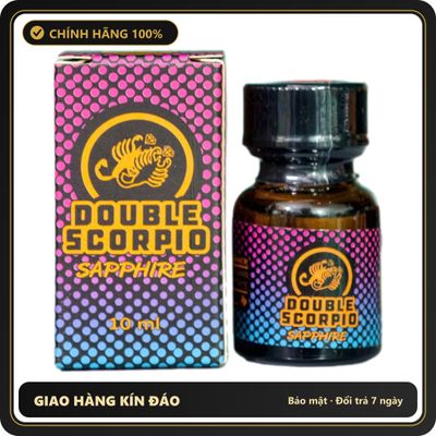 (Che Tên) Popper Double Scorpio Sapphire 10ml Hộp Trắng Kín