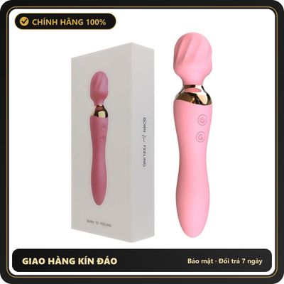 (Che Tên) Chày Rung Massage 2 Đầu Siêu Mạnh Sagan 623477 Bảo Mật Tuyệt Đối