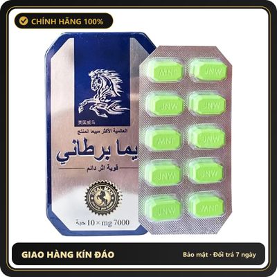 (Che Tên) Ngựa Thái 7000mg Chính Hãng Thái Lan - Hộp 10 Viên - Hàng Mới Về