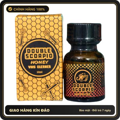 (Che Tên) Popper Double Scorpio Saphire Honey VHS Cleaner 10ml Hỗ Trợ 24/7