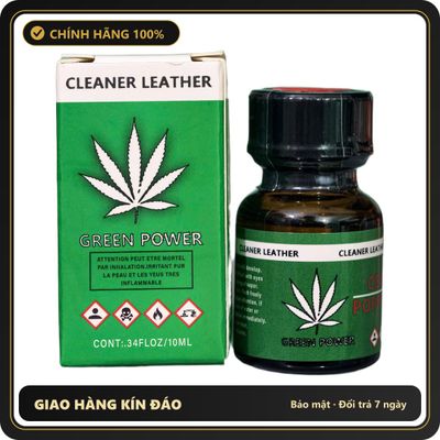 (Che Tên) Popper Green Power Cleaner Leather 10ml Bảo Mật Tuyệt Đối