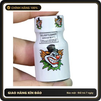 (Che Tên) Popper Clown Solvent Cleaner 10ml Hộp Trắng Kín