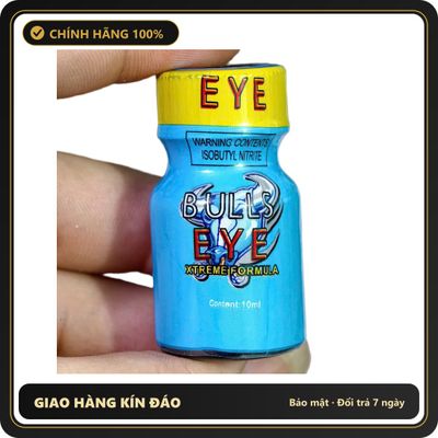 (Che Tên) Popper Bulls Eye Xtreme Formula 10ml Hộp Trắng Kín