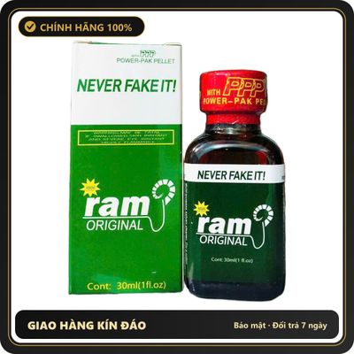 (Che Tên) Popper Ram Original Never Fake It 30ml Giao Nhanh Toàn Quốc