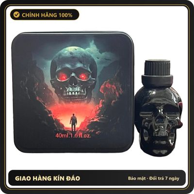 (Che Tên) Popper Đầu Lâu Skull 40ml Hộp Trắng Kín