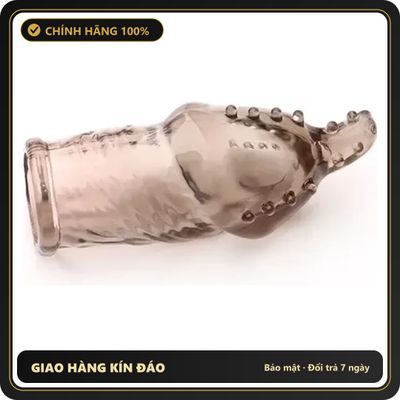 (Che Tên) Bao cao su đôn dên silicone Gân gai tăng kích thước, tăng khoái Meos Giao Nhanh Toàn Quốc
