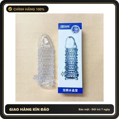 (Che Tên) Bao Cao Su Aichao Đôn Dên Vẩy Cá Siêu Mềm Tăng Kích Thước Meos Cao Cấp Bảo Đảm