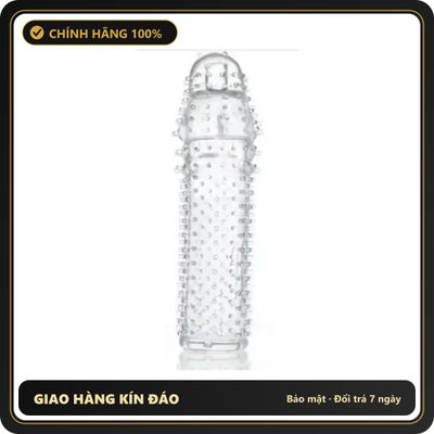 (Che Tên) Bao cao su đôn dên bi tăng kích thước tặng kèm dầu bôi Meos Giao Nhanh Toàn Quốc