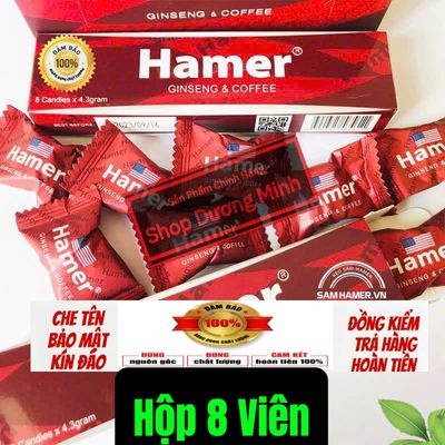 ( Hàng Nhập Khẩu USA) Kẹo Hamer Mỹ Hộp 8 Viên, Siêu Mạnh,Tác Dụng Nhanh, Rất Hiệu Quả 