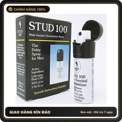 (Che Tên) Dung dịch xịt Stud 100 dành cho nam giới, 12ml 648640 Chuẩn Auth