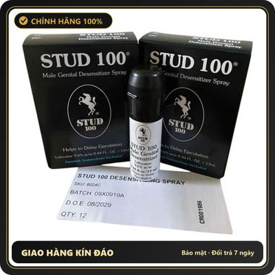 (Che Tên) Xịt dành cho nam giới Stud 100 Anh Quốc 648642 - Hàng Mới Về