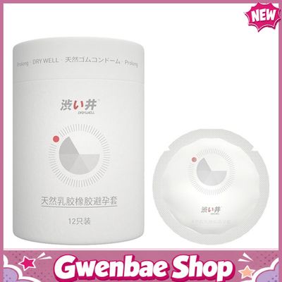 Bao cao su kéo dài thời gian DryWell Long Lasting Pro - Hộp 12 cái - Gwen Shop Chính Hãng