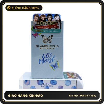 (Che Tên) Bao Cao Su 003 Siêu Mỏng Của Nhật Jex Glamourous 0.03 Moist H10 Giao Nhanh Toàn Quốc