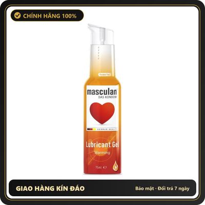 (Che Tên) Gel Gốc Nước Giúp Bôi Trơn Tạo Ấm Của Đức Masculan Warming 75ml Giao Nhanh Toàn Quốc