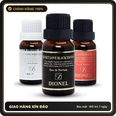(Che Tên) Nước Hoa Vùng Kín Dionel Secret Love Editionel 5ml Hàn Quốc - Hương Thơm Dịu Nhẹ, Quyến Rũ, Chăm Sóc Da Tự Nhiên Hộp Trắng Kín