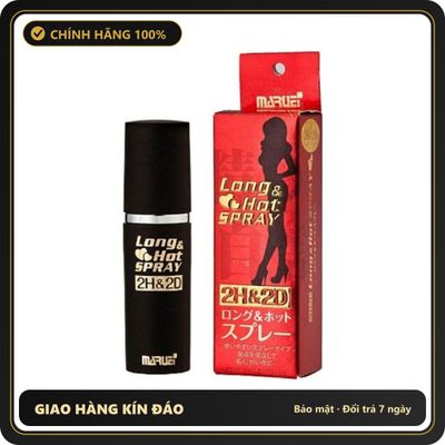 (Che Tên) Xịt hỗ trợ kéo dài thời gian Long & Hot Delay Spray 10ml Chuẩn Auth