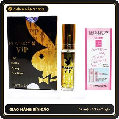 (Che Tên) Xịt Playboy Vip chính hãng kèm gel gói Jex Chuẩn Auth