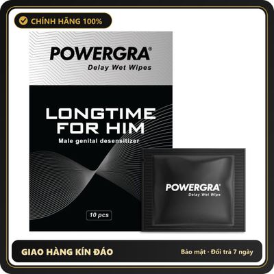 (Che Tên) Khăn Lau Hỗ Trợ Kéo Dài Thời Gian Cho Nam Powergra Bảo Mật Tuyệt Đối