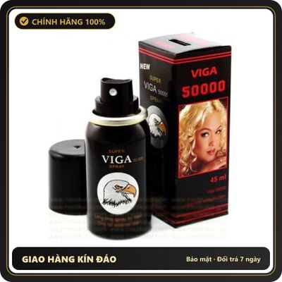 (Che Tên) Xịt kéo dài thời gian Viga 50000 Giao Nhanh Toàn Quốc