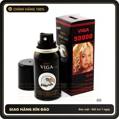 (Che Tên) Bình Xịt Super Viga 50000 Hỗ Trợ Kéo Dài Thời Gian Của Đức Cao Cấp Bảo Đảm