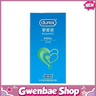 Bao cao su Durex Romantic - Mềm và mỏng - Hộp 12 cái - Gwen Shop Chính Hãng
