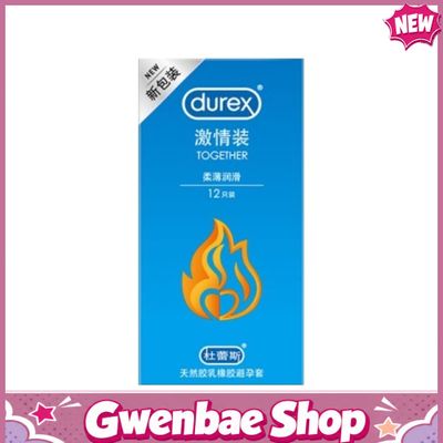 Bao cao su Durex Together - Mềm mại và mịn màng - Hộp 12 cái - Gwen Shop Chính Hãng