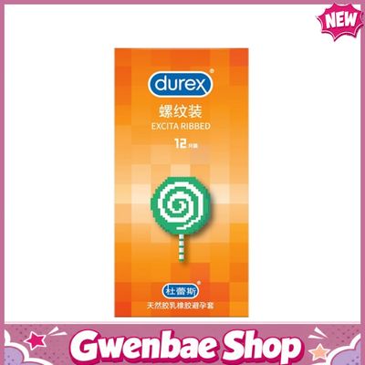 Bao cao su Durex Excita Ribbed - Gân nổi - Hộp 12 cái - Gwen Shop Chính Hãng