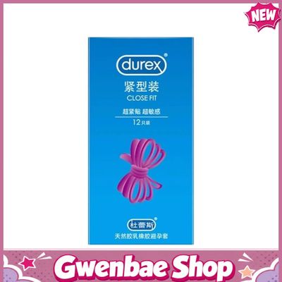 Bao cao su Durex Close Fit - Ôm khít, 49mm - Hộp 12 cái - Gwen Shop Chính Hãng