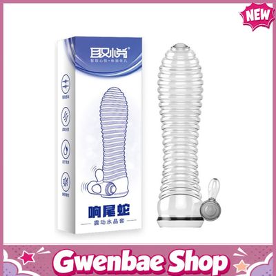 Bao cao su đôn dên Aichao Rung Rattlesnake Xanh - Gwen Shop Chính Hãng