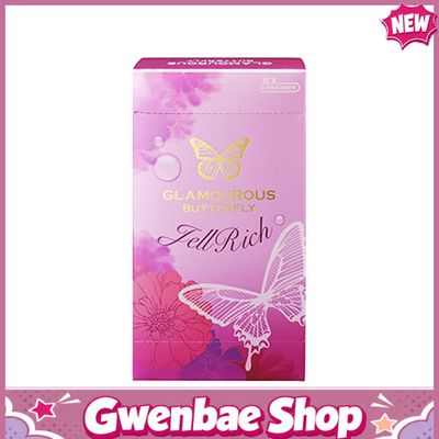 Bao Cao Su Jex Glamourous Butterfly Jell Rich Siêu Mỏng 8 Cái Chính Hãng - Gwen Shop Chính Hãng