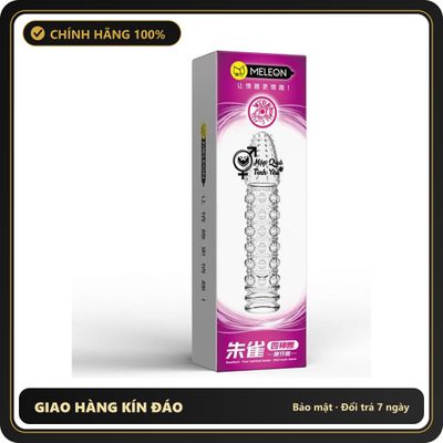 Meleon Rosefinch - Bao Cao Su Đôn Dên Silicon Y Tế Siêu Mềm Hàng Nhập Khẩu
