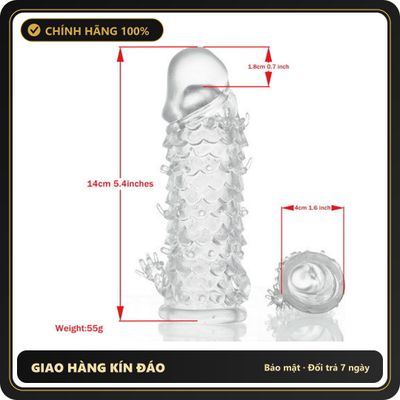 Dragon's Scale - Bao Cao Su Đôn Dên Vảy Cá Tăng Kích Thước 3cm Chính Hãng Giao Kín