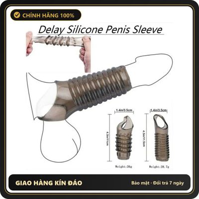 Bao Cao Su Đôn Dên Toàn Thân Có Gai Silicon Y Tế, Tăng Kích Cỡ & Hưng Phấn Đỉnh Điểm - Hộp 2 Chính Hãng Giao Kín