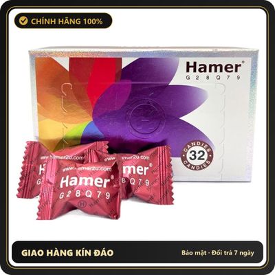 Kẹo sâm tăng cường sinh lý Hamer G28Q79 hộp 32 viên chính hãng - hỗ trợ tăng cường sinh lý, thành phần thiên nhiên, hàng chuẩn nguồn gốc rõ ràng - giao hàng che tên kín đáo